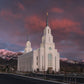 Layton Utah Pink Winter Sunset