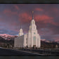 Layton Utah Pink Winter Sunset