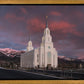 Layton Utah Pink Winter Sunset