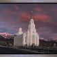 Layton Utah Pink Winter Sunset