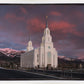 Layton Utah Pink Winter Sunset