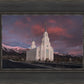 Layton Utah Pink Winter Sunset