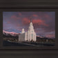 Layton Utah Pink Winter Sunset