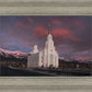 Layton Utah Pink Winter Sunset