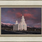 Layton Utah Pink Winter Sunset