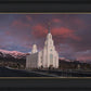 Layton Utah Pink Winter Sunset