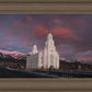 Layton Utah Pink Winter Sunset