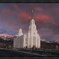 Layton Utah Pink Winter Sunset