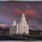 Layton Utah Pink Winter Sunset
