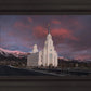 Layton Utah Pink Winter Sunset