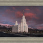 Layton Utah Pink Winter Sunset