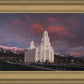 Layton Utah Pink Winter Sunset