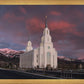 Layton Utah Pink Winter Sunset