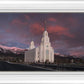 Layton Utah Pink Winter Sunset