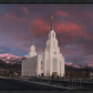 Layton Utah Pink Winter Sunset