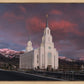 Layton Utah Pink Winter Sunset