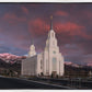 Layton Utah Pink Winter Sunset