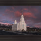 Layton Utah Pink Winter Sunset