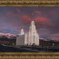 Layton Utah Pink Winter Sunset