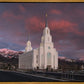 Layton Utah Pink Winter Sunset