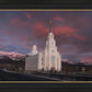 Layton Utah Pink Winter Sunset