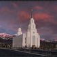 Layton Utah Pink Winter Sunset