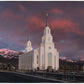 Layton Utah Pink Winter Sunset