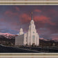 Layton Utah Pink Winter Sunset