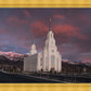 Layton Utah Pink Winter Sunset