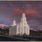 Layton Utah Pink Winter Sunset