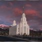 Layton Utah Pink Winter Sunset
