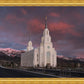 Layton Utah Pink Winter Sunset