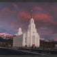 Layton Utah Pink Winter Sunset