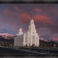 Layton Utah Pink Winter Sunset