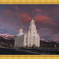 Layton Utah Pink Winter Sunset