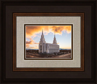 Layton Utah Fire in The Sky