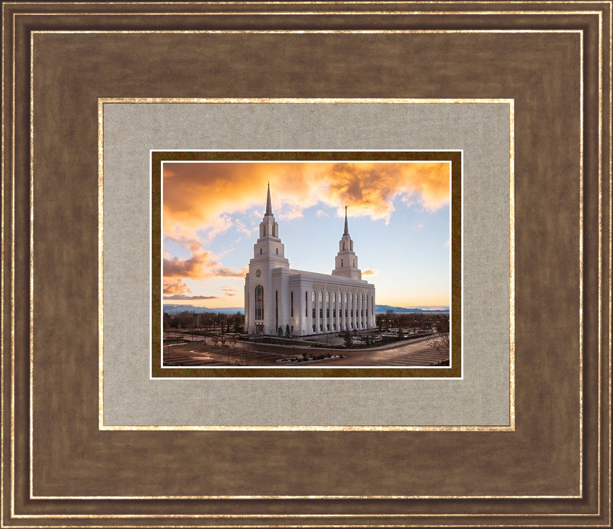 Layton Utah Fire in The Sky