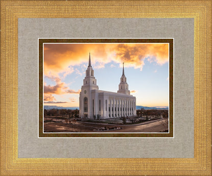 Layton Utah Fire in The Sky