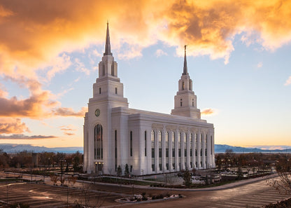 Layton Utah Fire in The Sky