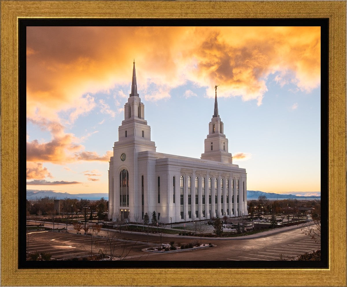 Layton Utah Fire in The Sky