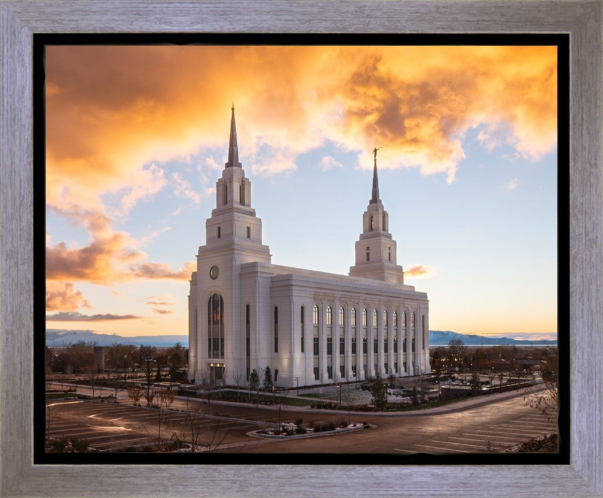 Layton Utah Fire in The Sky