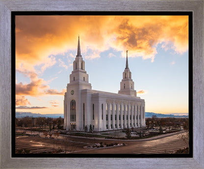 Layton Utah Fire in The Sky