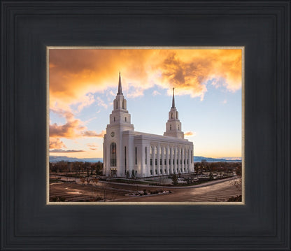 Layton Utah Fire in The Sky