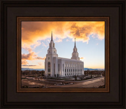 Layton Utah Fire in The Sky