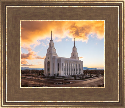 Layton Utah Fire in The Sky