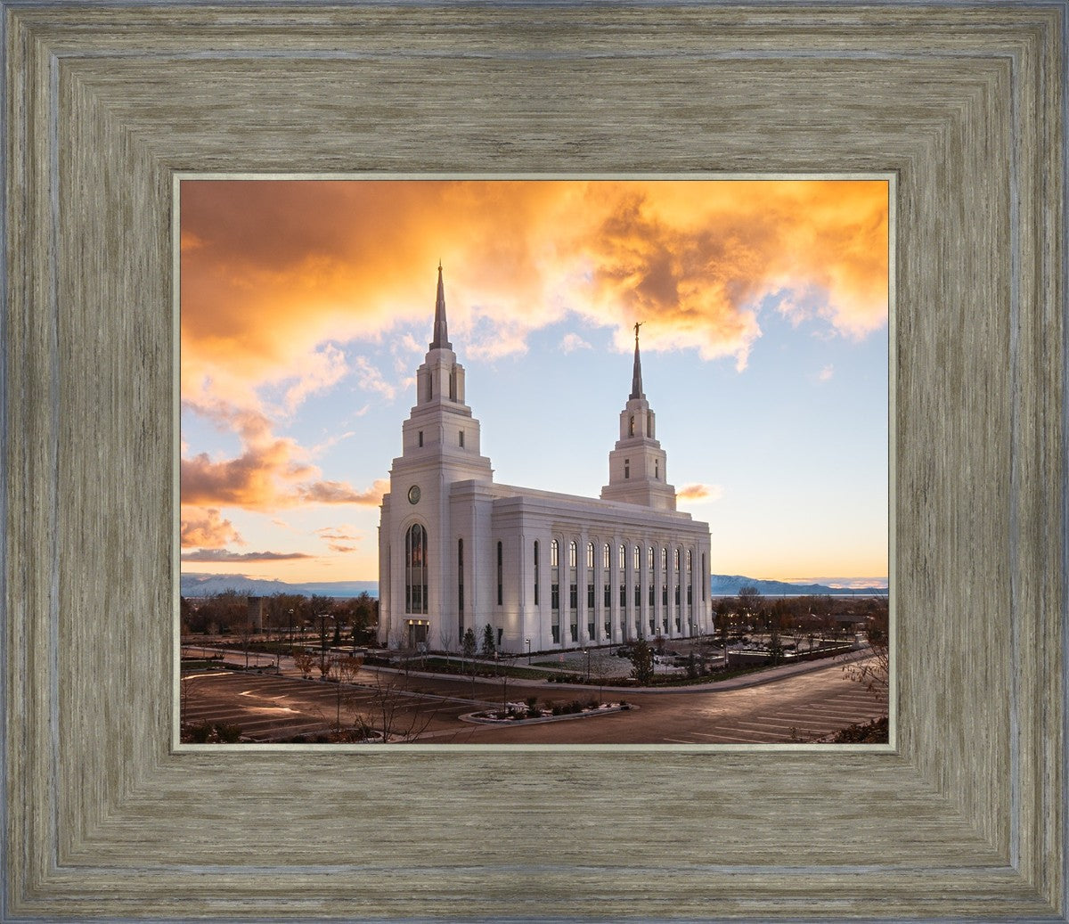 Layton Utah Fire in The Sky