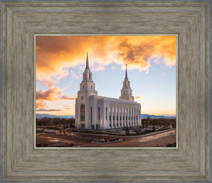 Layton Utah Fire in The Sky