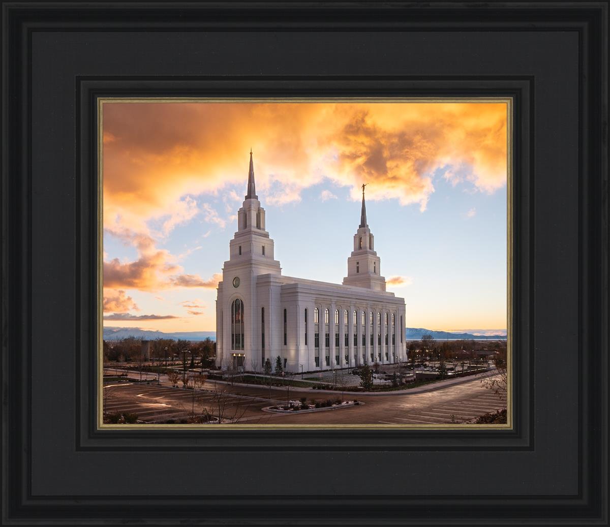 Layton Utah Fire in The Sky
