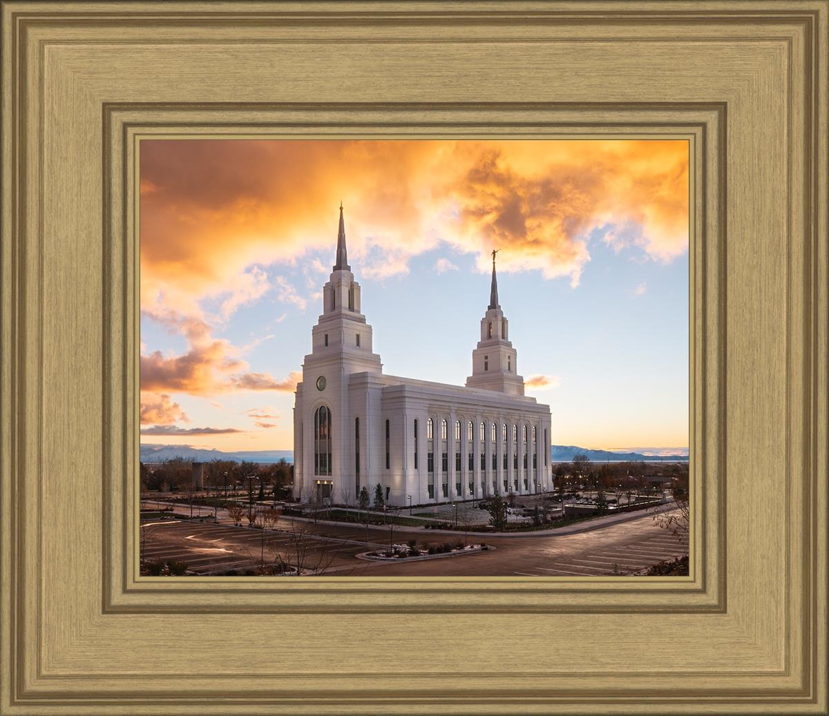 Layton Utah Fire in The Sky