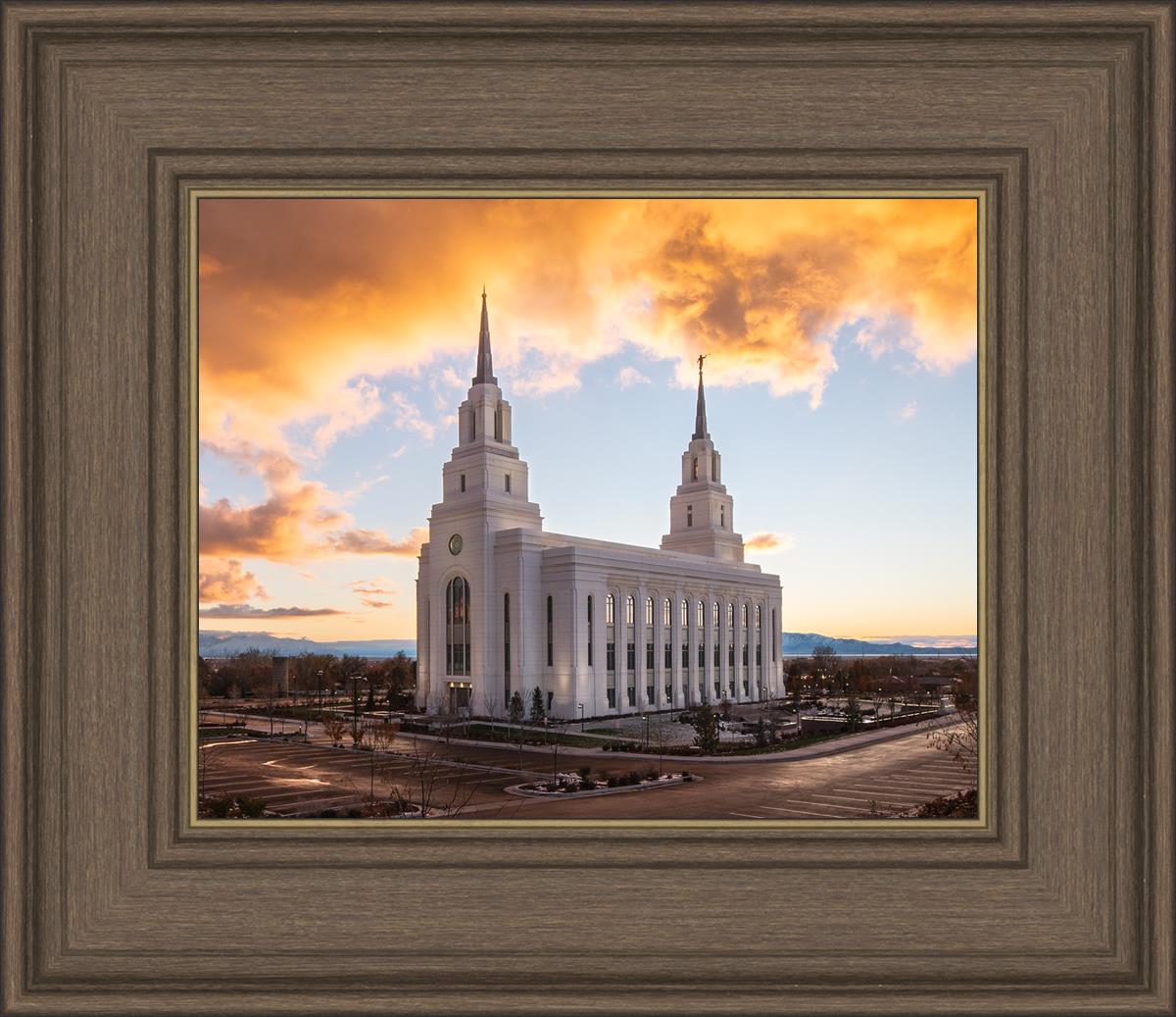 Layton Utah Fire in The Sky